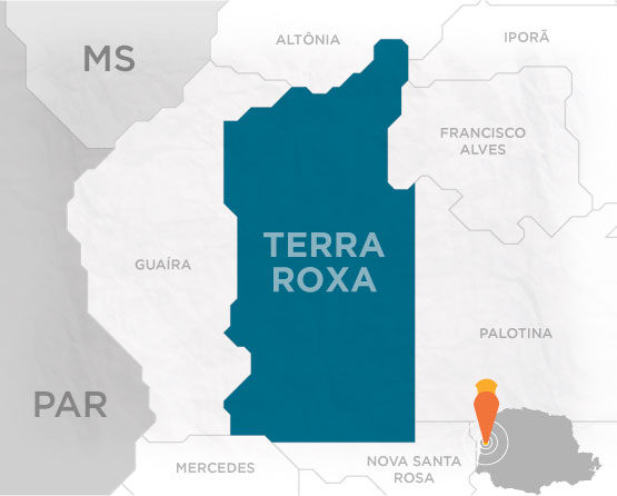 Mapa Terra Roxa