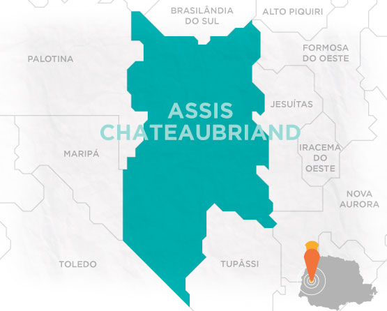 Mapa Assis Chateaubriand