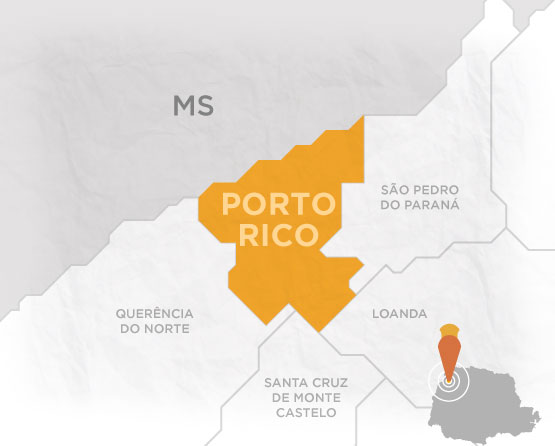 Mapa de Porto Rico