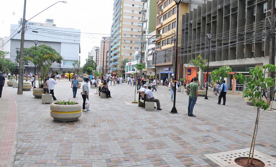 Calçadão da Av. Paraná