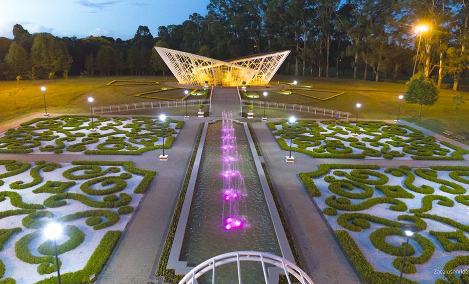Jardim Europeu no Parque das Araucárias