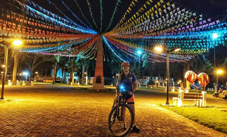 Praça Central na Festa Junina