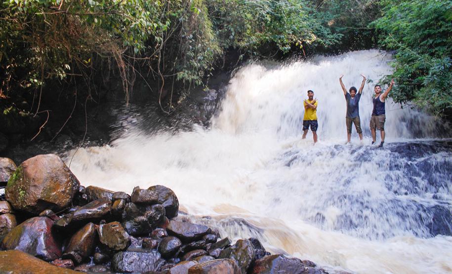Salto Guarani na Trilha Pelos Caminhos de Peabiru