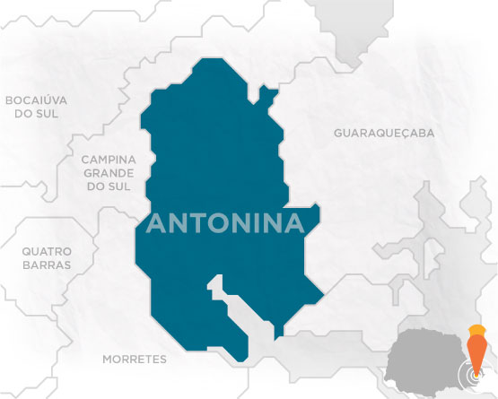Mapa de Antonina