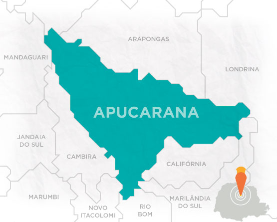 Mapa de Apucarana