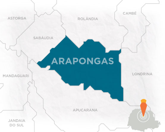 Mapa de Arapongas