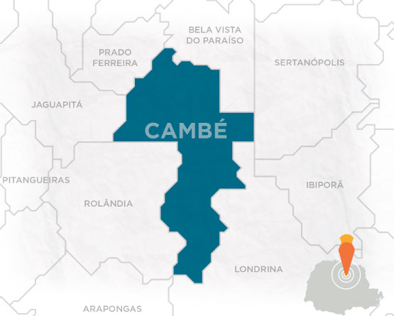 Mapa de Cambé