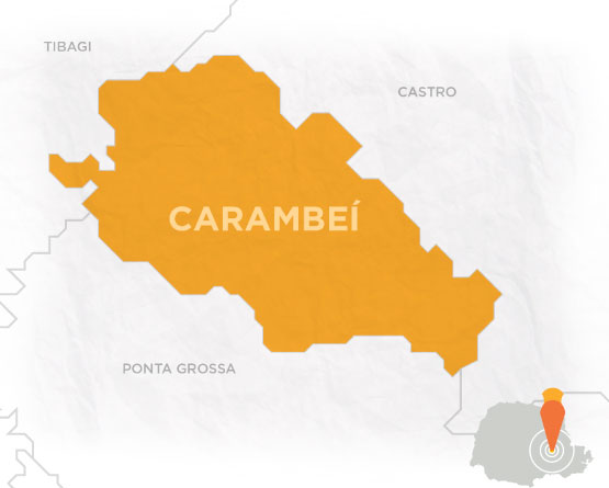 Mapa Carambeí