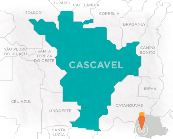 Mapa de Cascavel
