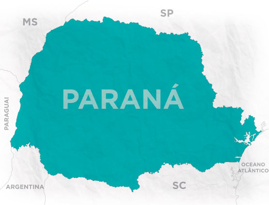 Mapa do Paraná