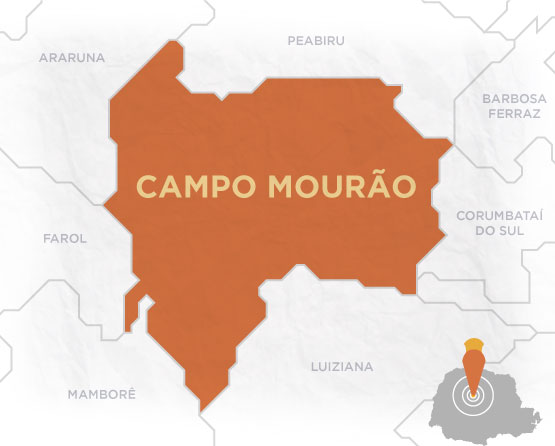 Mapa Campo Mourão