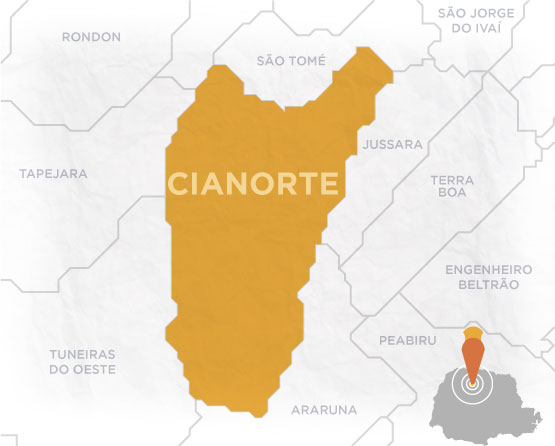 Mapa Cianorte