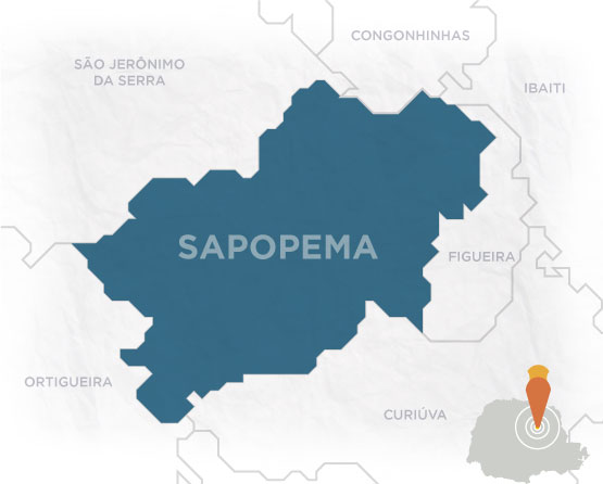Mapa Sapopema