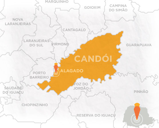 Mapa Candói