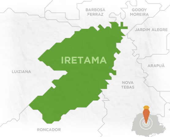 Mapa Iretama