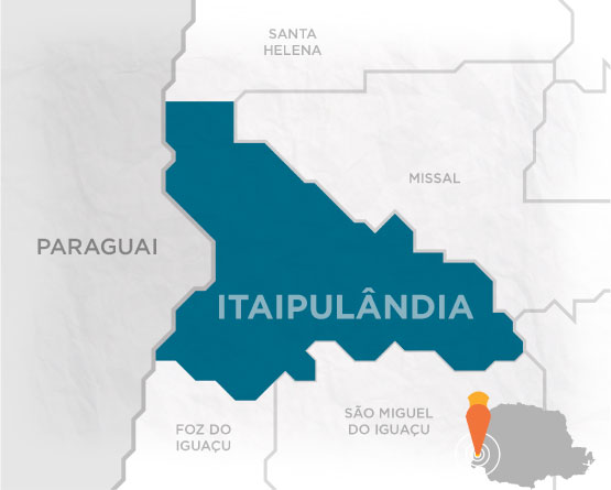 Mapa Itaipulândia