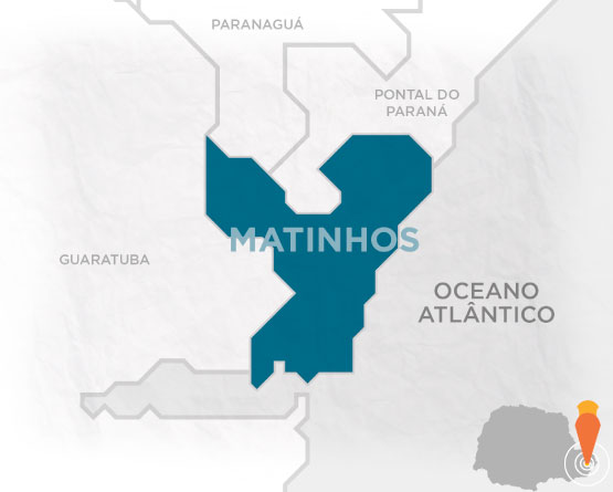 Mapa Matinhos