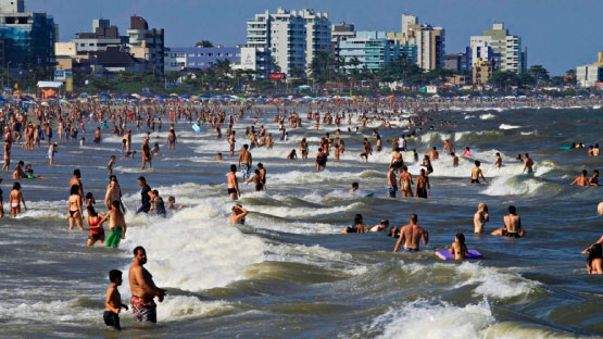 Pessoas na Praia