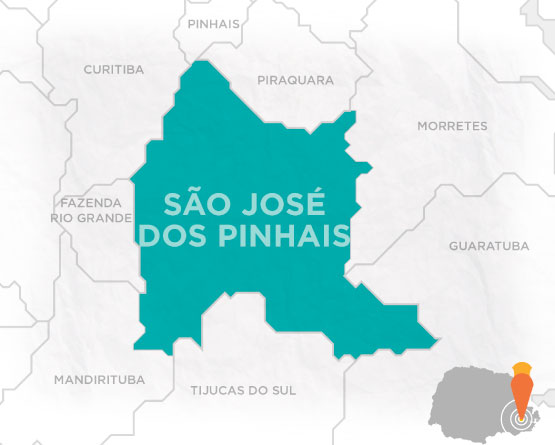Mapa São José dos Pinhais