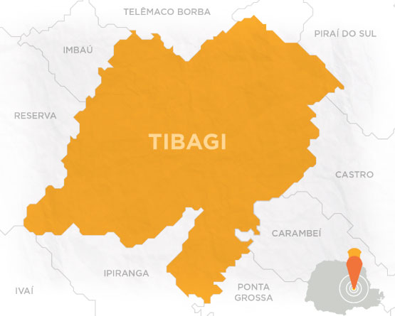 Mapa Tibagi