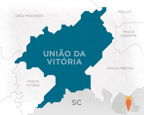 Mapa União da Vitória