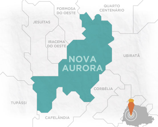 Mapa Nova Aurora
