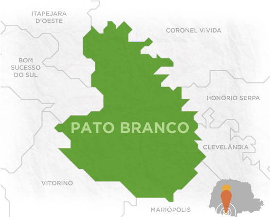 Mapa Pato Branco