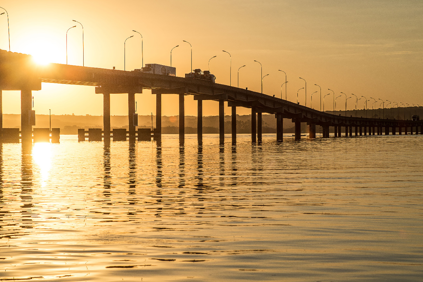 Por do Sol Ponte Ayrton Senna