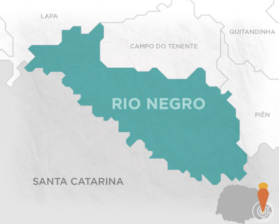 Mapa Rio Negro