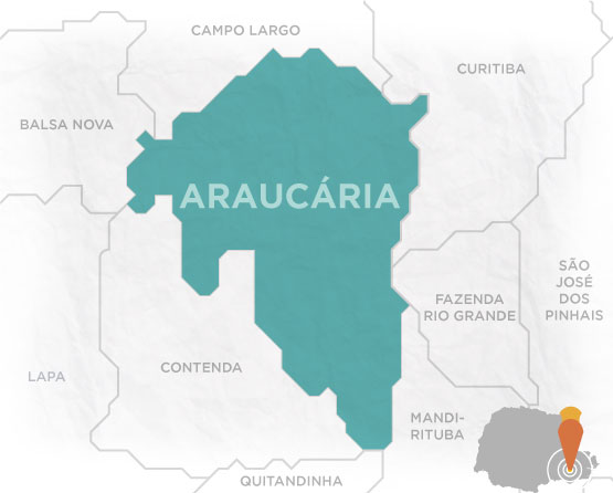 Mapa Araucária