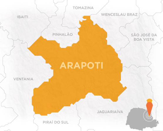 Mapa Arapoti