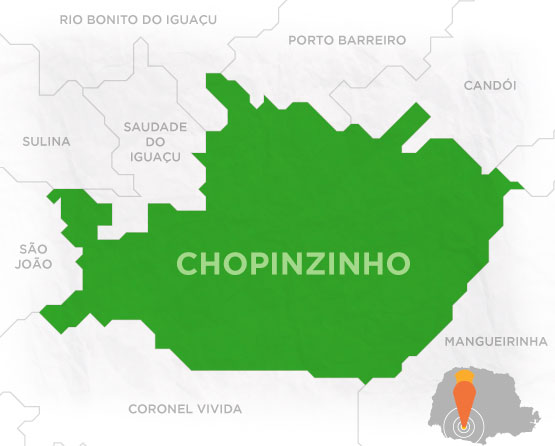 Mapa Chopinzinho
