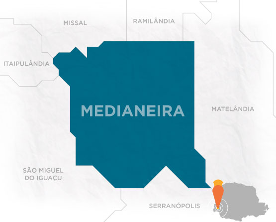 Mapa Medianeira