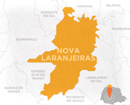 Mapa Nova Laranjeiras