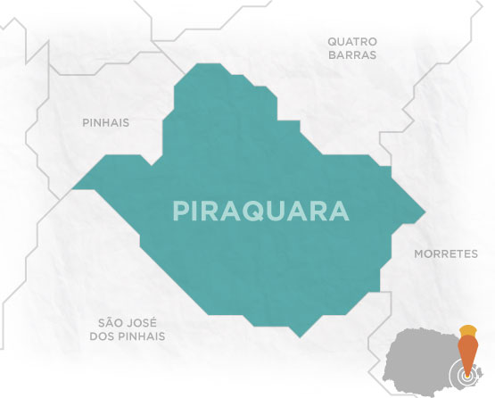 Mapa Piraquara