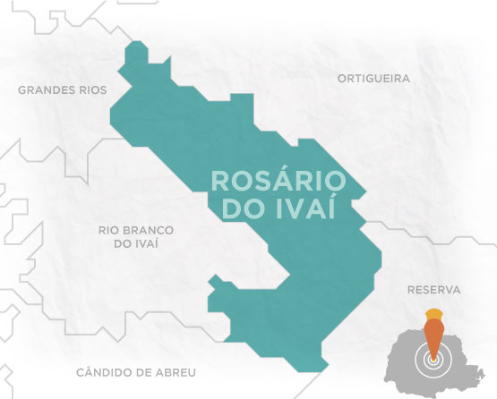 Mapa Rosário do Ivaí