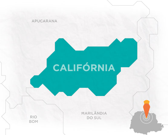 Mapa Califórnia