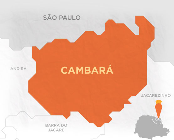 Mapa Cambará