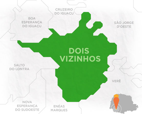 Mapa Dois Vizinhos