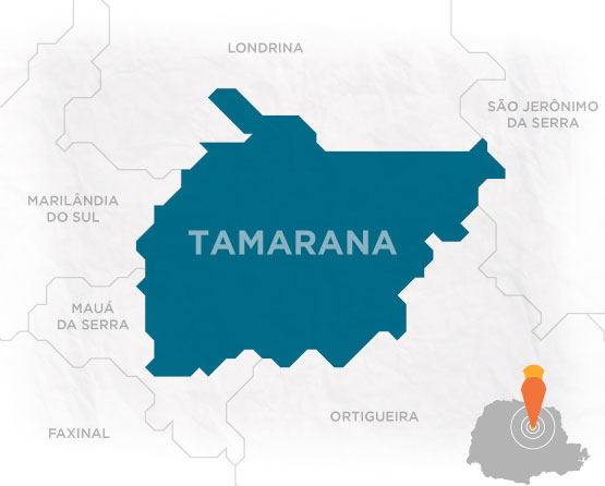 Mapa Tamarana