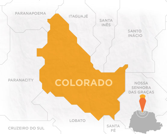 Mapa Colorado