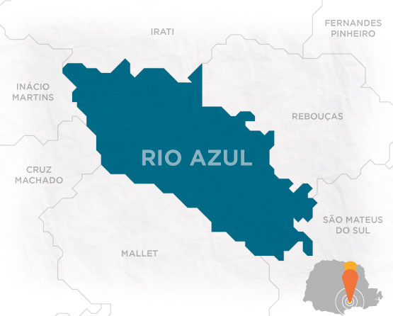 Mapa Rio Azul