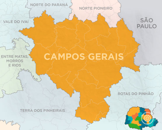 Mapa Campos Gerais