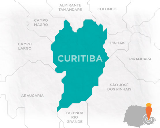Mapa Município de Curitiba