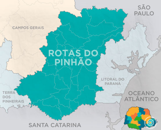 Mapa Rotas do Pinhão
