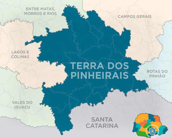 Mapa Terra dos Pinheirais