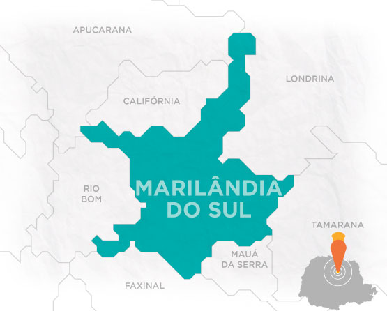 Mapa Marilândia do Sul