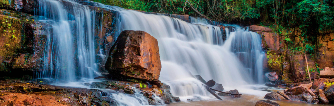 Cachoeira Três Barras, Faxinal - Foto: Alessandro Proença / Pref. de Faxinal