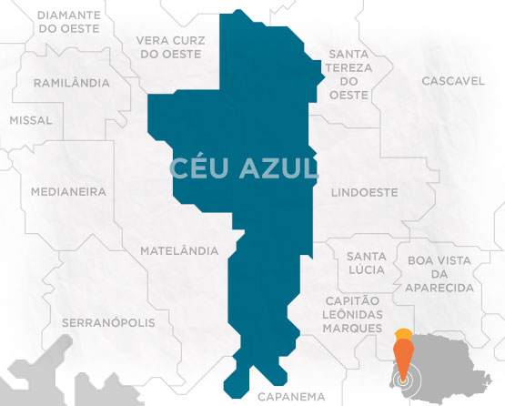 Mapa Céu Azul