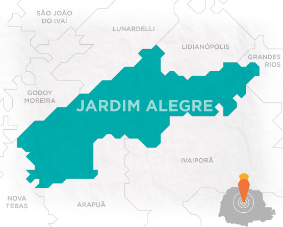 Mapa Jardim Alegre